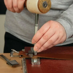 #86 Slide Loop Stainless Steel -Leather Goods Sales Shop 00086 SS 11 8 2