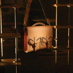 #2075 Swirl Spots -Leather Goods Sales Shop 02075 NB 3 16 3