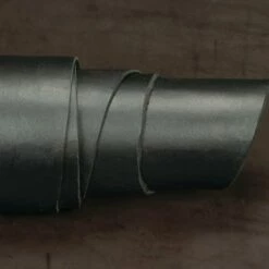 Black Veg Tanned Strap Leather, 7/8 Oz.