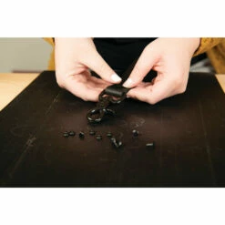 #5015 Square Scissor Snap -Leather Goods Sales Shop 05015 BK 1 3