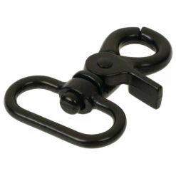#5016 Oval Swivel Scissor Snap 23 #5016 Oval Swivel Scissor Snap -Leather Goods Sales Shop 05016 BK 1 2