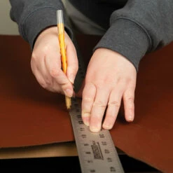 Chrome Tanned Water Buffalo Leather, 5-6 Oz. -Leather Goods Sales Shop 09 1004 b