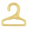#468 Lash Cinch Hook Solid Brass, 3"