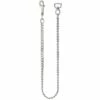 #630 Flat Link Lead Chain Chrome Plated, 3/4" X 30"