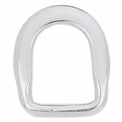 Beveled Saddle D-Ring Stainless Steel, 1"