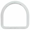 Beveled Saddle D-Ring Stainless Steel, 3-1/2"