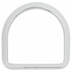 Beveled Saddle D-Ring Stainless Steel, 3-1/2"