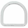 Beveled Saddle D-Ring Stainless Steel, 3"