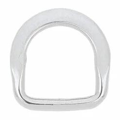 Beveled Saddle D-Ring Stainless Steel, 1-1/4"