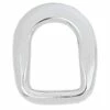 Beveled Saddle D-Ring Stainless Steel, 3/4"