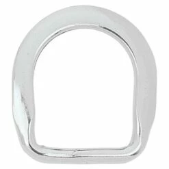 Beveled Saddle D-Ring Stainless Steel, 1-3/4"
