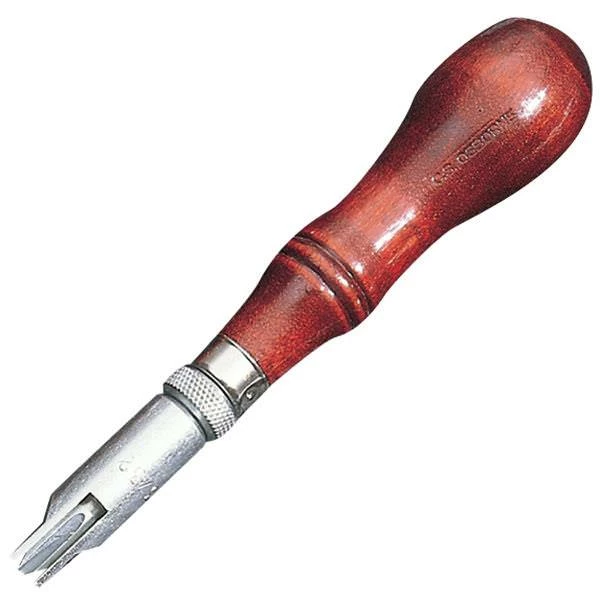 Adjustable V-Gouge, 3/16" 1 Adjustable V-Gouge, 3/16"
