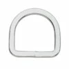 F-101-SS Flat Saddle D-Ring, Stainless Steel, 3"