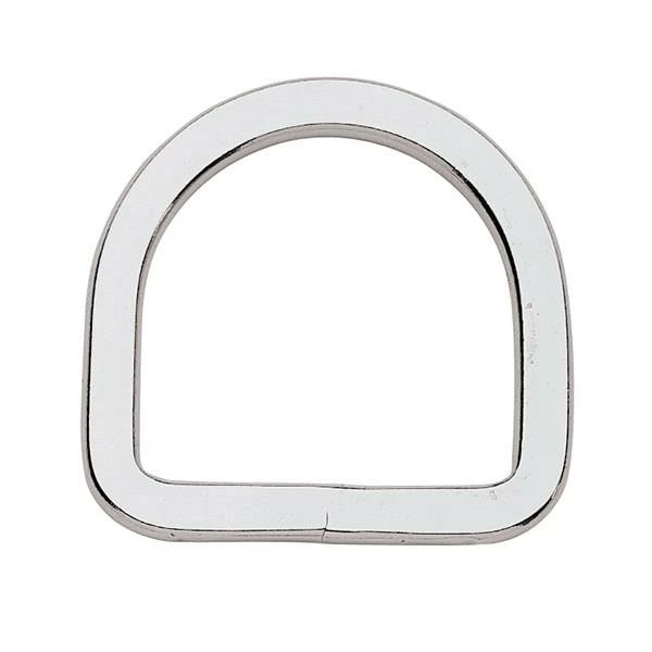 F-101-SS Flat Saddle D-Ring, Stainless Steel, 3" 1 F-101-SS Flat Saddle D-Ring, Stainless Steel, 3"
