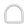 F-102-SS Flat Saddle D-Ring, Stainless Steel, 3-1/2"
