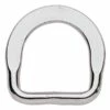 Flat Saddle D-Ring Stainless Steel, 1-1/4"