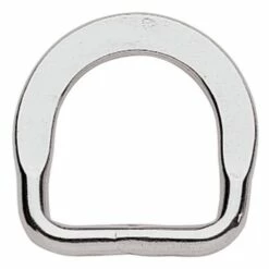Flat Saddle D-Ring Stainless Steel, 1-1/4"