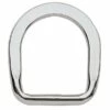 Flat Saddle D-Ring Stainless Steel, 1-3/4"