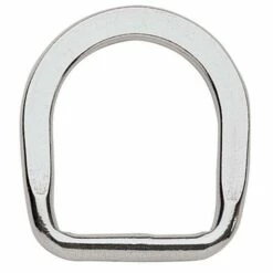 Flat Saddle D-Ring Stainless Steel, 1-3/4"