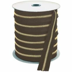 YKK® #10 Bulk Zipper, Solid Brass