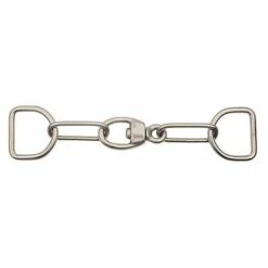 Chain With Swivel & Dee Nickel Plated, 1-3/4"