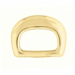 #1297 Sam Browne D-Ring Solid Brass, 7/8"