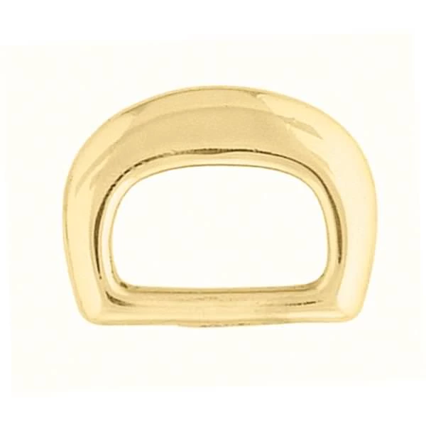 #1297 Sam Browne D-Ring Solid Brass, 7/8" 1 #1297 Sam Browne D-Ring Solid Brass, 7/8"