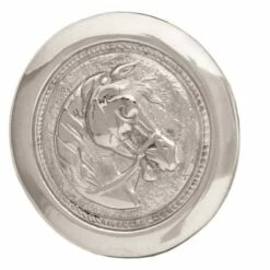 Horsehead Rosettes Stainless Steel, 2"