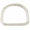#0 D-Ring Nickel Plated, 3"