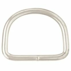 #0 D-Ring Nickel Plated, 3"