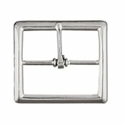 #Z899 Garrison Buckle Nickel Plated, 1-3/4"