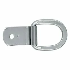 Clip And Flat D-Ring Stainless Steel, 1"