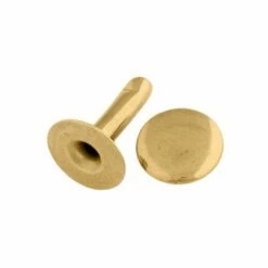 #407S Insta-Rivets, Solid Brass, 1/4"