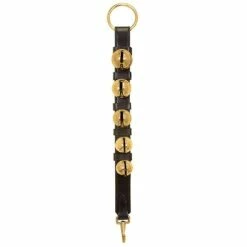 120 Sleigh Bell Strap Solid Brass, 1-1/2" W X 24" L