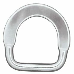 F-100-SS Flat Saddle D-Ring, Stainless Steel, 1"