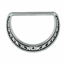 Jeremiah Watt Floral Saddle D-Ring