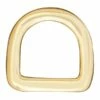 Saddle D-Ring Solid Brass, 1-1/2"
