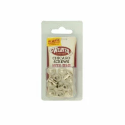 Chicago Screw Handy Pack, Nickel Over Brass, Floral 5 Chicago Screw Handy Pack, Nickel Over Brass, Floral -Leather Goods Sales Shop 30 1100 3