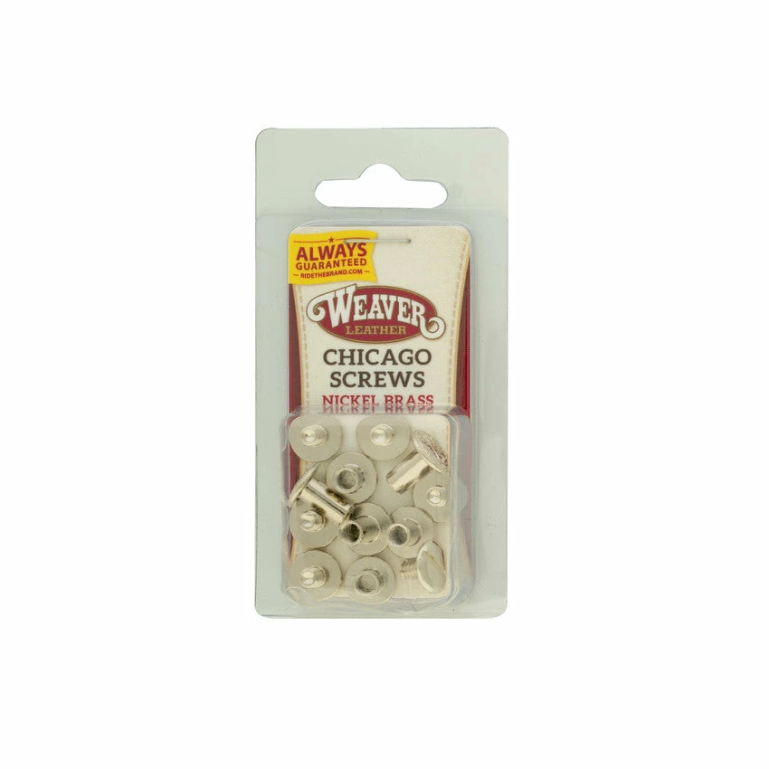 Chicago Screw Handy Pack, Nickel Over Brass, Floral 3 Chicago Screw Handy Pack, Nickel Over Brass, Floral - Image 3