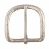 #7376 Alamo Belt Buckle Nickel Plated, 1-1/2"