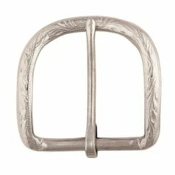 #7376 Alamo Belt Buckle Nickel Plated, 1-1/2"