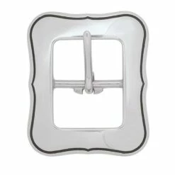 Jeremiah Watt Accented Smooth Visalia Buckle -Leather Goods Sales Shop 32099 1