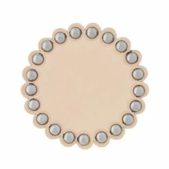 Leather Concho 1-1/4" With Spots Only