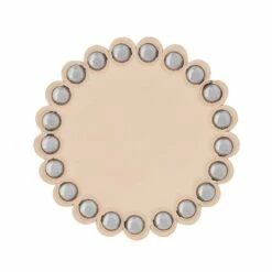 Leather Concho 1-1/2" With Spots Only