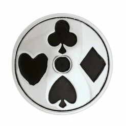 Jeremiah Watt Accented Card Suite Concho With Loop