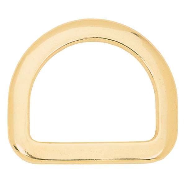 Saddle D-Ring Solid Brass, 2-1/2" 1 Saddle D-Ring Solid Brass, 2-1/2"