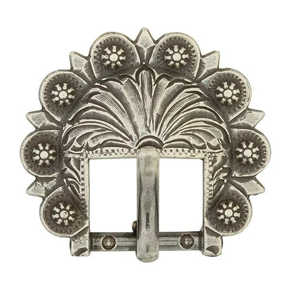 1893 Berry Concho Buckle Antique Silver/Zinc 1 1893 Berry Concho Buckle Antique Silver/Zinc