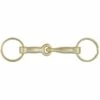 Snaffle Bit Key Ring, Zinc Over Brass