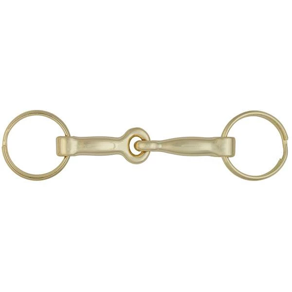 Snaffle Bit Key Ring, Zinc Over Brass 1 Snaffle Bit Key Ring, Zinc Over Brass
