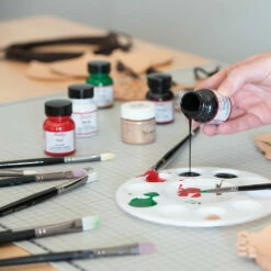 Angelus® Paint Brush Set -Leather Goods Sales Shop 50 1944 b